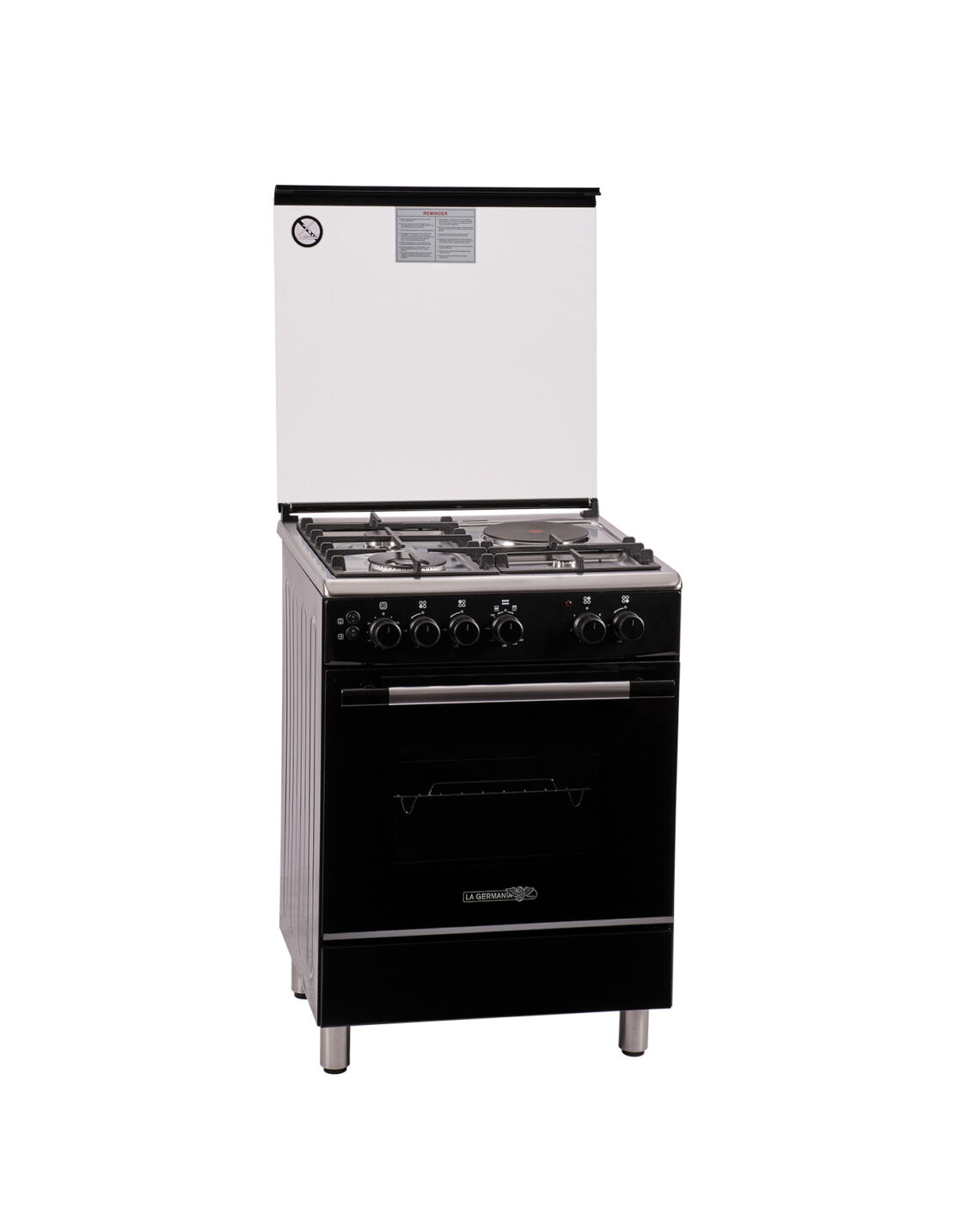 60x60cm 3 GAS BURNER 1 ELECT.HOTPLATE, GAS THERMOSTAT OVEN/GRILL ...