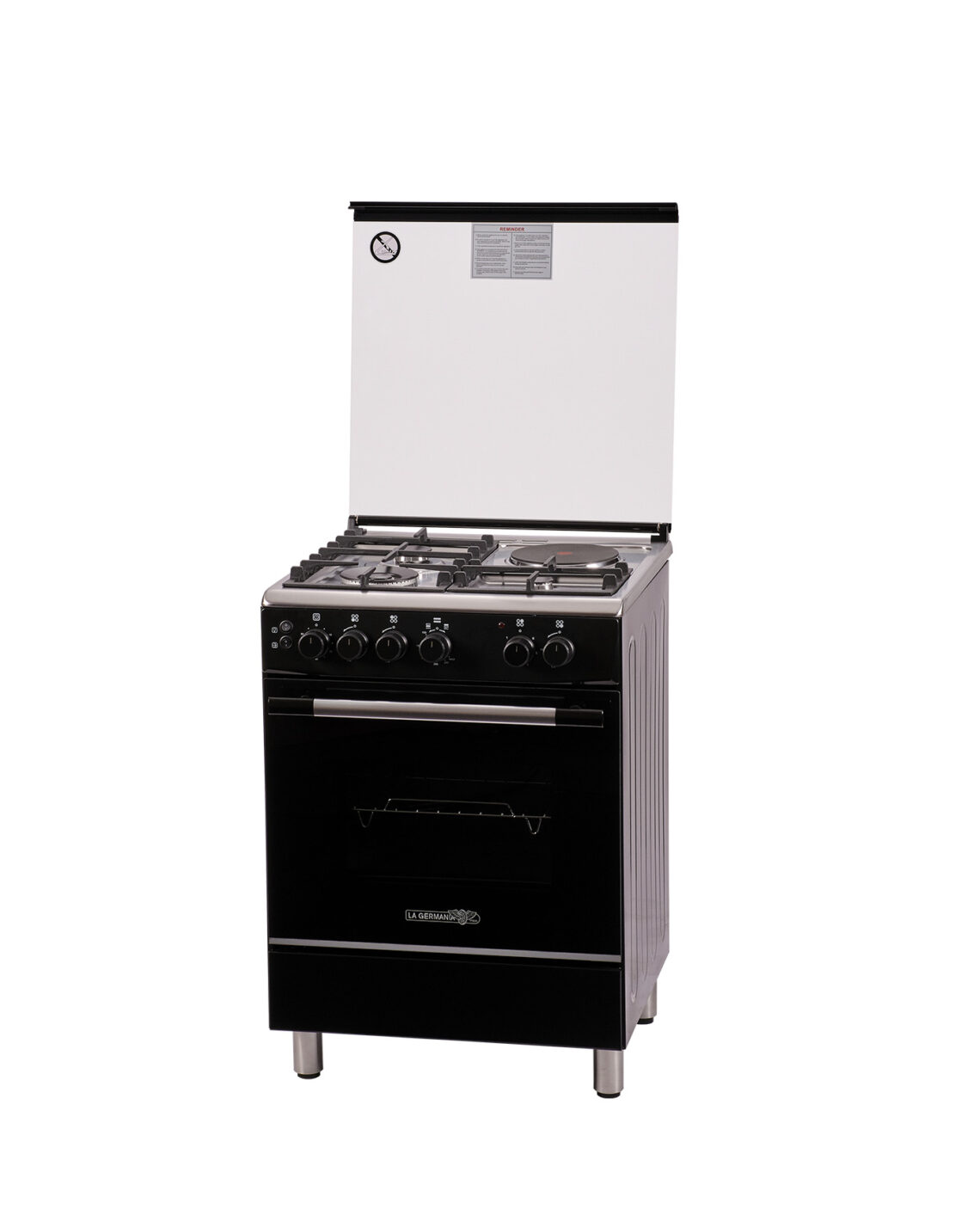 60x60cm 3 GAS BURNER 1 ELECT.HOTPLATE, GAS THERMOSTAT OVEN/GRILL ...