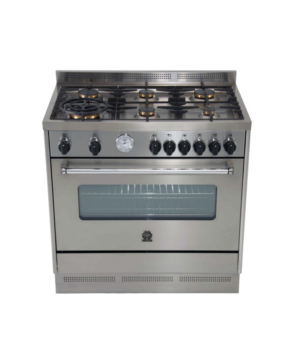 90 6-Burner, Electric Oven, Electric Grill AMS96L 61LAX