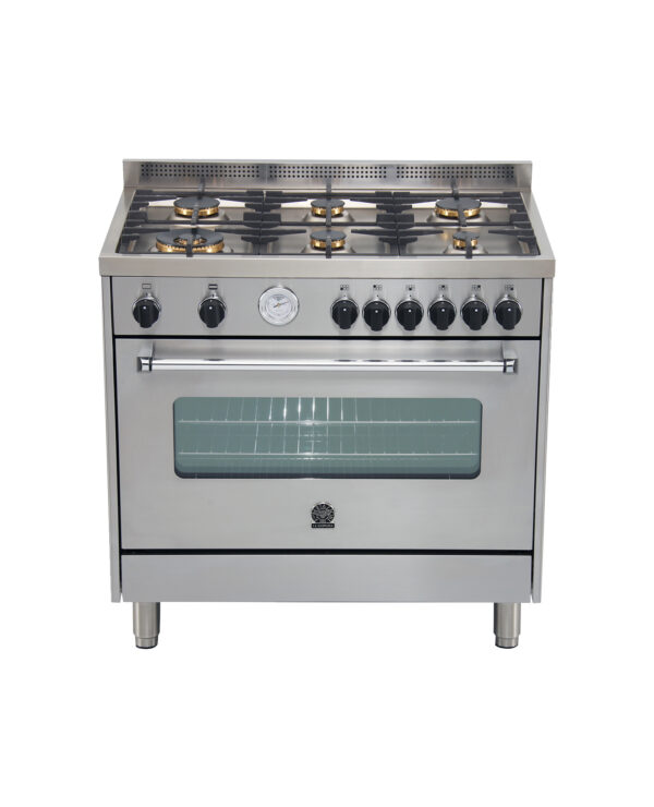 90 6-Burner, Gas Oven, Electric Grill AMS96L 71AX