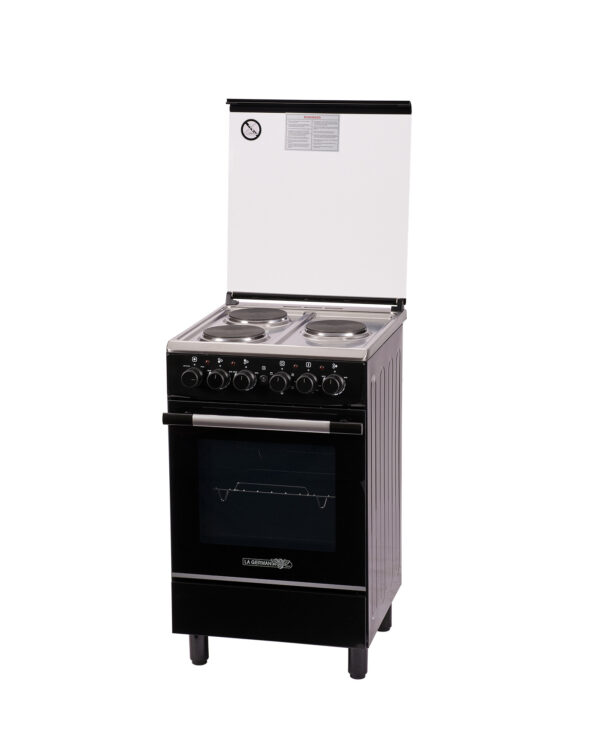 50x55cm 3 Electric Hotplate, Electric Thermostat Oven/Grill,Stainless Top CGFC503 40BR - Image 2