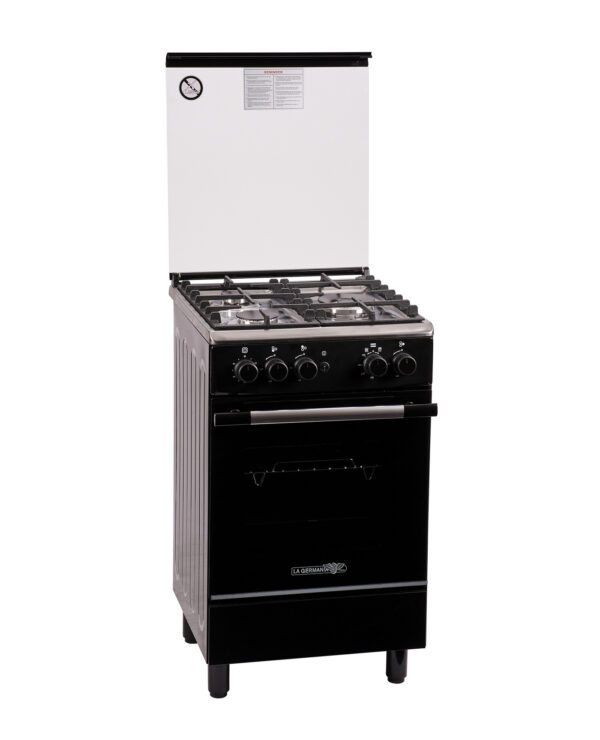 50x55cm 3 Gas Burner, Gas Thermostat Oven/Grill, Stainless Top CGFC530 31BT - Image 2