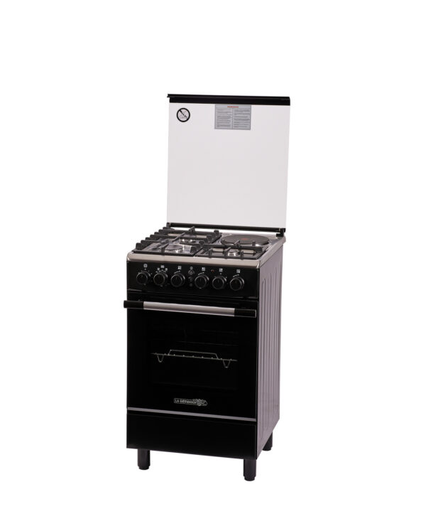 50x55cm 3 Gas Burner 1 Electric Hotplate, Gas Thermostat Oven/Grill, Stainless Top CGFC531 31BTR - Image 2