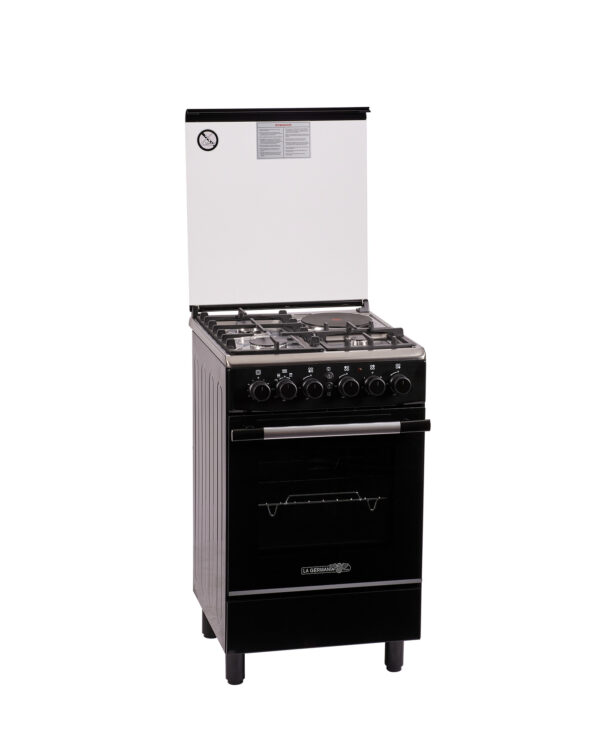 50x55cm 3 Gas Burner 1 Electric Hotplate, Gas Thermostat Oven/Grill, Stainless Top CGFC531 31BTR - Image 3